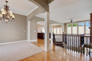 Impressive entryway opens to Formal Dining room an