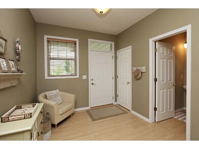 Spacious entry allows plenty of room for guests an