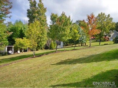 Backyard with 2 outbuildings