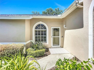 Front entry with landscaped courtyard