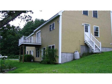 Patio/Deck. Rear and side view with...