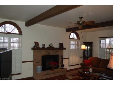 Family Room--Gas Fireplace--Laminate Floor