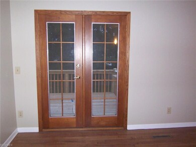 French doors provide light and give easy access to