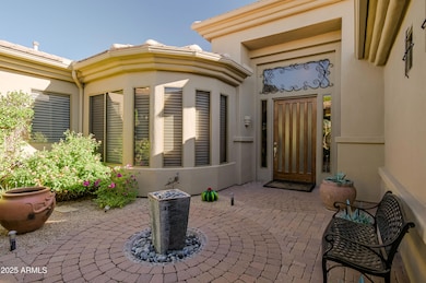 Inviting Courtyard Entry