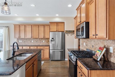 Open concept Kitchen  appliances with stainless st