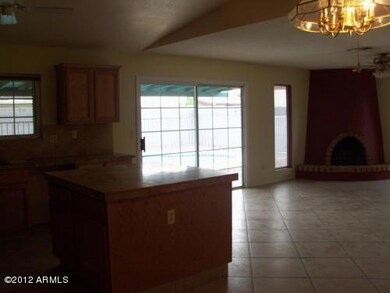 Kitchen into Family Room