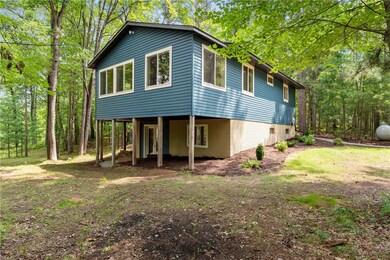 back view of home - walkout basement