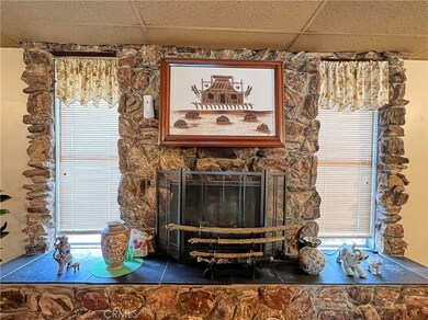 Fireplace in family room