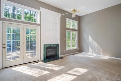 Family Room overlooking Rear Deck