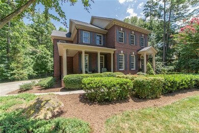 Large front/side porch overlooking the front yard