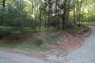 Corner of stone driveway
