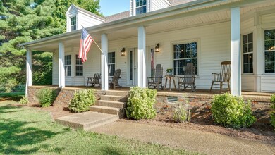 Large beautiful front porch