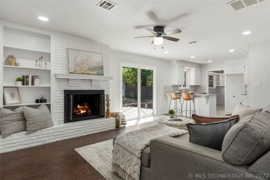 Bright and inviting living room with new sliding g