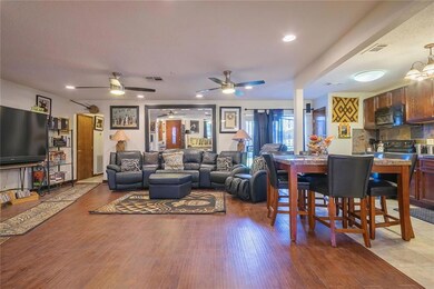 Enter into a beautiful open space and enjoy the fl