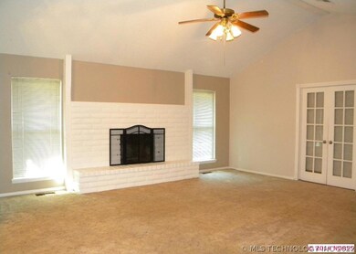 Double doors go to game room.