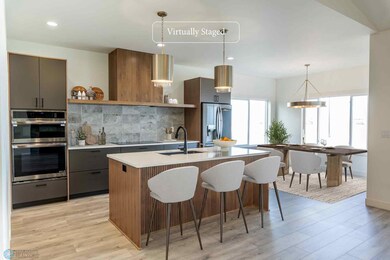 Virtually Staged Kitchen/Dining