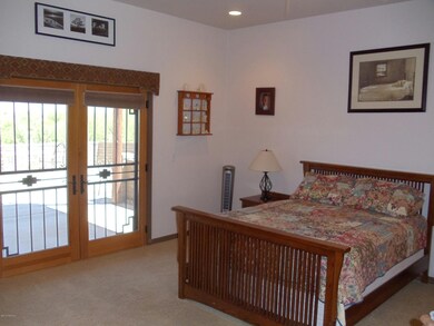 Main Master Suite with french doors.