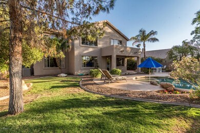 Lush landscaping