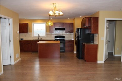 In-Law Kitchen. Door on right leads to hallway con