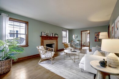 Step into the big, bright living room