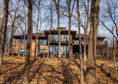 Back side of the home