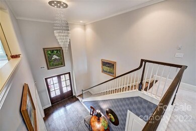 Expansive and impressive entranceway.