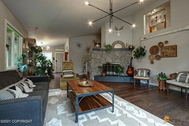View of Living Area from Front Window.