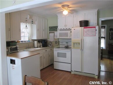 Kitchen Gleaming White Kitchen with Appliances Inc