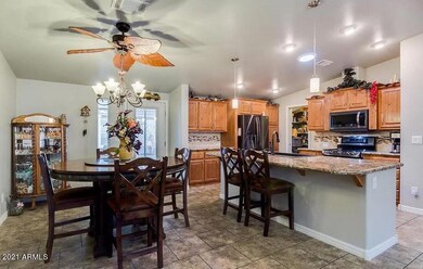 Kitchen and dining room