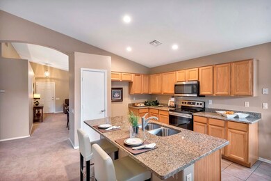 Sitting Overhang at Kitchen Island