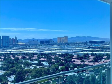 South Las Vegas Strip view to the Allegiant Stadiu