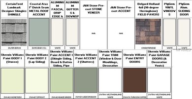 Actual Exterior Color Scheme