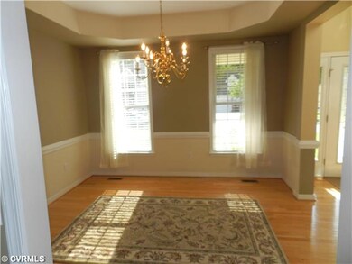 Dining Room - Formal dining room with tray ceiling