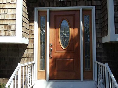 Exterior Front. New front door