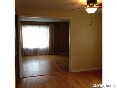 Dining Room. View from kitchen into dining room an