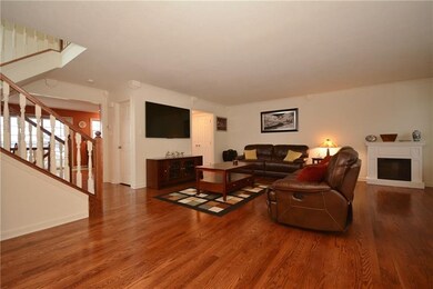 Living Room with Hardwood floors