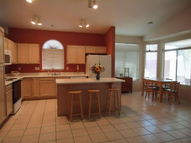 Cheerful Kitchen with Center Island