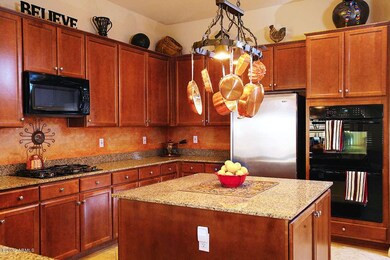 Granite and gas cook-top