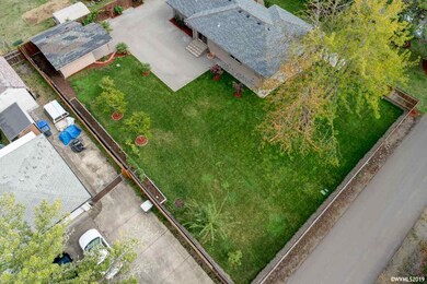 Airal view of .32 acre lot.