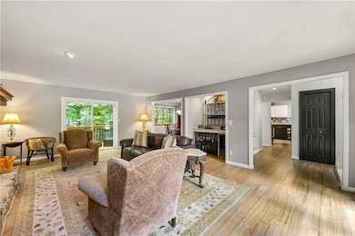 Family room w/ access to rear deck