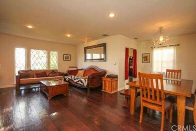 Family room has a spacious eating area for family 