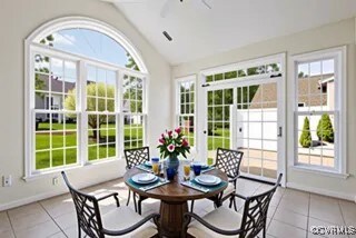 Virtually staged Florida room