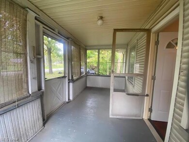 Enclosed front porch