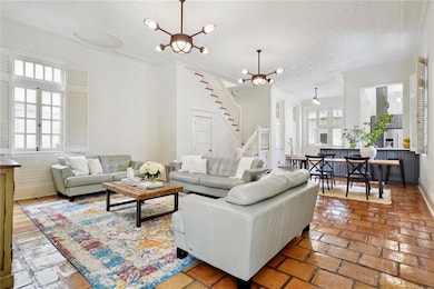 Light filled open floor plan