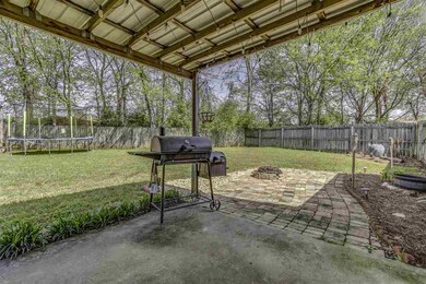 Covered back patio