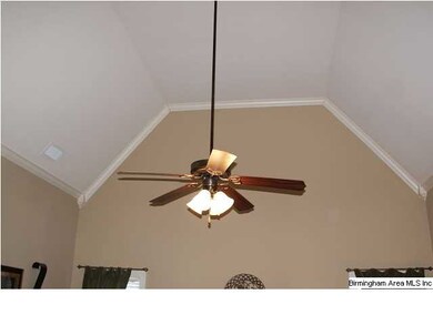 A look at the family room ceiling.