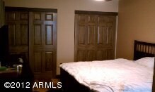 Master Bedroom w/ his and her closets
