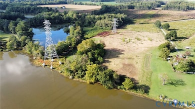 Drone / aerial view of a large body of water