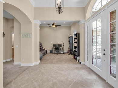 Entry way and office/flex space