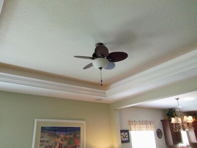 Coffered Ceiling in LR with Crown moulding and bui